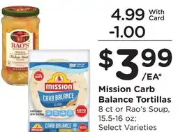 Ralphs Mission Carb Balance Tortillas offer