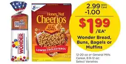 Ralphs Wonder Bread, Buns, Bagels or Muffins offer