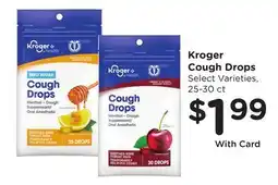 Ralphs Kroger Cough Drops offer