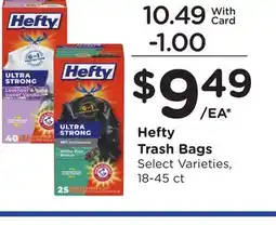 Ralphs Hefty Trash Bags offer