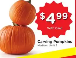 Ralphs Carving Pumpkins offer