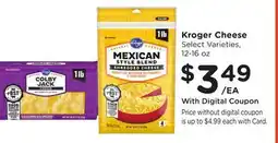 Ralphs Kroger Cheese offer