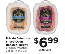Ralphs Private Selection Sliced Oven Roasted Turkey offer