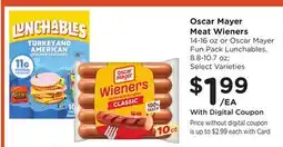 Ralphs Oscar Mayer Meat Wieners offer