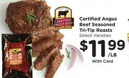 Ralphs Certified Angus Beef Seasoned Tri-Tip Roasts offer