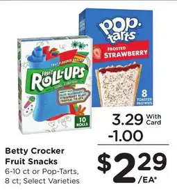 Ralphs Betty Crocker Fruit Snacks offer