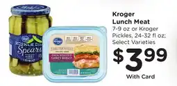 Ralphs Kroger Lunch Meat offer