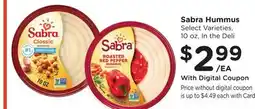 Ralphs Sabra Hummus offer