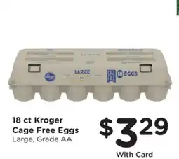 Ralphs 18 ct Kroger Cage Free Eggs offer