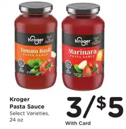 Ralphs Kroger Pasta Sauce offer