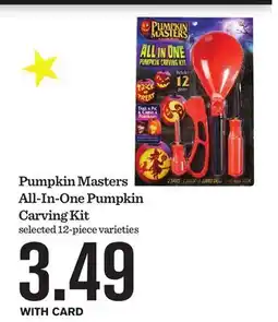 Mariano's Pumpkin Masters All-In-One Pumpkin Carving Kit offer