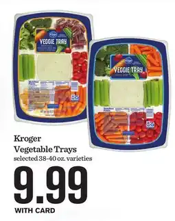Mariano's Kroger Vegetable Trays offer