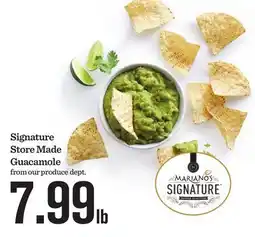 Mariano's Signature Store Made Guacamole offer