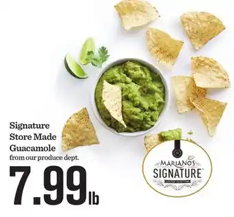 Mariano's Signature Store Made Guacamole offer