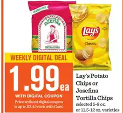 Mariano's Lay's Potato Chips or Josefina Tortilla Chips offer