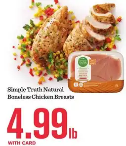 Mariano's Simple Truth Natural Boneless Chicken Breasts offer