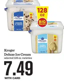 Mariano's Kroger Deluxe Ice Cream offer
