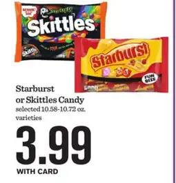 Mariano's Starburst or Skittles Candy offer