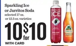 Mariano's Sparkling Ice or Jarritos Soda offer