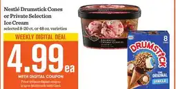 Mariano's Nestlé Drumstick Cones or Private Selection Ice Cream offer