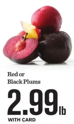 Mariano's Red or Black Plums offer