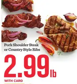 Mariano's Pork Shoulder Steak or Country Style Ribs offer