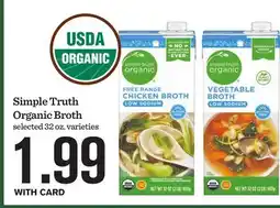 Mariano's Simple Truth Organic Broth offer