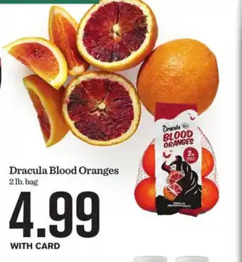 Mariano's Dracula Blood Oranges offer