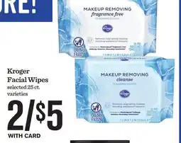 Mariano's Kroger Facial Wipes offer