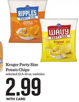 Mariano's Kroger Party Size Potato Chips offer