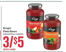Mariano's Kroger Pasta Sauce offer