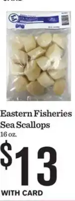 Mariano's Eastern Fisheries Sea Scallops offer