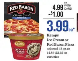Mariano's Kemps Ice Cream or Red Baron Pizza offer