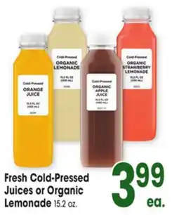 Jewel-Osco Fresh Cold-Pressed Juices Organic Juices or Organic Lemonade offer