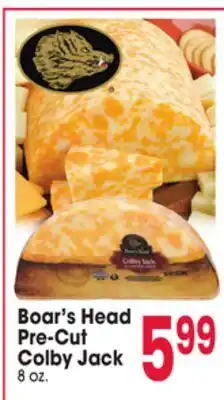 Jewel-Osco Boar's Head Pre-Cut Pre-Cut Colby Jack offer