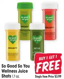 Jewel-Osco Good So You Wellness Juice Wellness Juice Shots offer