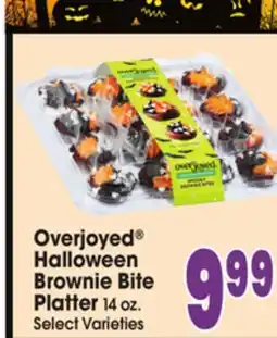 Jewel-Osco Overjoyed Halloween Brownie Bite Platter offer