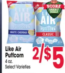 Jewel-Osco Like Air Puffcorn offer