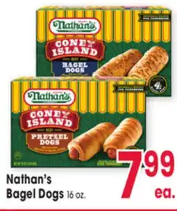 Jewel-Osco Nathan's Bagel Dogs offer