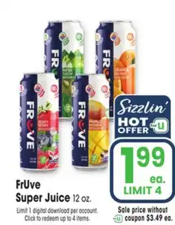Jewel-Osco FrUve Super Juice offer