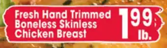 Jewel-Osco Fresh Hand Trimmed Boneless Skinless Chicken Breast offer