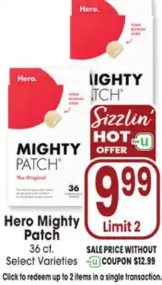 Jewel-Osco Hero Mighty Patch offer