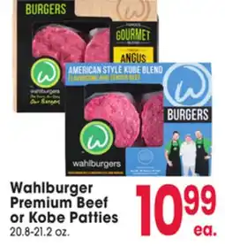 Jewel-Osco Wahlburger Premium Beef or Kobe Patties offer