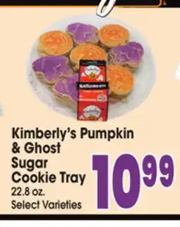 Jewel-Osco Kimberly's Pumpkin & Ghost Sugar Cookie Tray offer