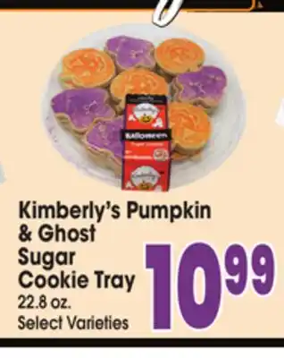 Jewel-Osco Kimberly's Pumpkin & Ghost Sugar Cookie Tray offer