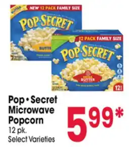 Jewel-Osco Pop Secret Microwave Popcorn offer