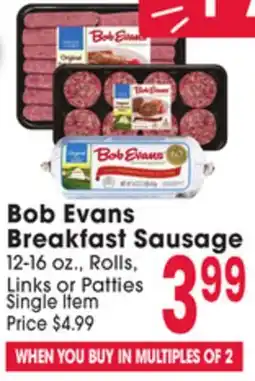 Jewel-Osco Bob Evans Breakfast Sausage offer