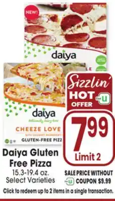 Jewel-Osco Daiya Gluten Free Pizza offer