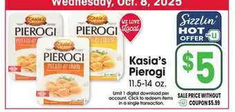 Jewel-Osco Kasia's Pierogi offer