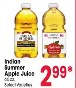Jewel-Osco Indian Summer Apple Juice offer